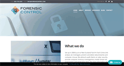 Desktop Screenshot of forensiccontrol.com